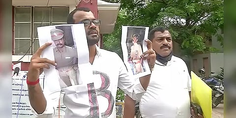 “எனது மனைவிக்கு தொடர்ந்து டார்ச்சர் கொடுக்கிறார்” - போலீஸ் எஸ்.ஐ மீது நடிகர் பாலாஜி புகார்