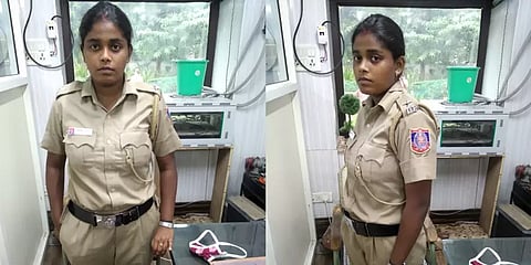 எல்லாமே போலி... போலீசாருக்கு அபராதம் விதித்து சிக்கிக் கொண்ட போலி பெண் காவலர்!!