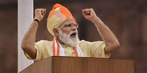 ’5 கோடி பெண்களுக்கு 1 ரூபாய் விலையில் சானிட்டரி பேட்கள்’ சுதந்திர தின உரையில் பிரதமர்