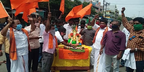 “தடையை மீறி விநாயகர் ஊர்வலம் நடத்தப்படும்”-இந்து மக்கள் கட்சி