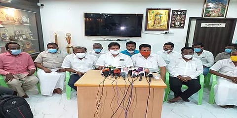 திருச்சியை 2 வது தலைநகரம் என்று அறிவிக்காத கட்சி ஆட்சியில் அமராது -வியாபாரி கூட்டமைப்பினர்