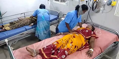 ஆந்திர பால் பண்ணையில் கசிந்த அம்மோனிய வாயு: 14 பெண்கள் மருத்துவமனையில் அனுமதி