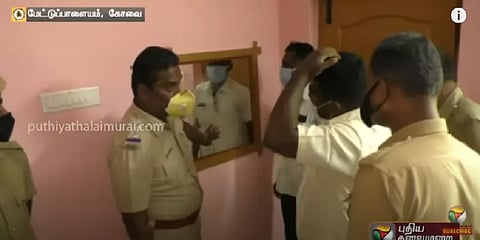 கோவை: முகம் பார்க்கும் கண்ணாடிக்கு பின் ரகசிய அறை - பாலியல் தொழிலில் ஈடுபட்டவர்கள் கைது