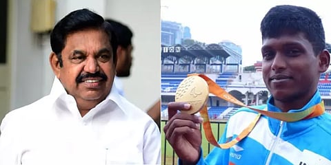 மண்ணின் மைந்தர் மாரியப்பனுக்கு வாழ்த்துகள் : முதலமைச்சர் பழனிசாமி