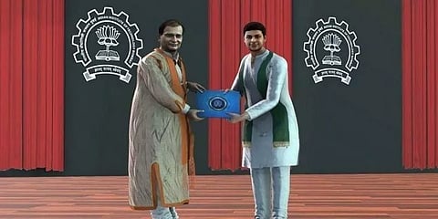 3டி வடிவ பொம்மைகளாக மாறிய ஐஐடி மாணவர்கள்- பட்டமளிப்பு விழாவை நடத்தி அசத்திய ஐஐடி