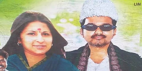 ”புரட்சித்தலைவர் விஜய்; புரட்சித்தலைவி சங்கீதா” - ரசிகர்களின் போஸ்டரால் மதுரையில் பரபரப்பு