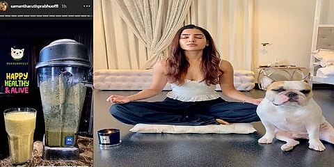 “காலை உணவாக இதைத்தான் சாப்பிடுகிறேன்”- இன்ஸ்டாவில் பகிர்ந்த சமந்தா