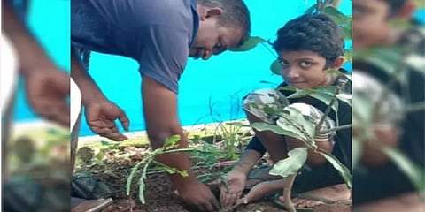மரத்தைக் காணவில்லை என புகாரளித்த சிறுவன்.. வீடு தேடி வந்த மரக்கன்றுகள்..!