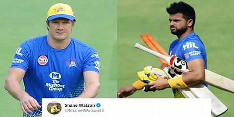 "நாங்கள் உங்களை மிஸ் செய்வோம் ரெய்னா" -வாட்சன் உருக்கம் !