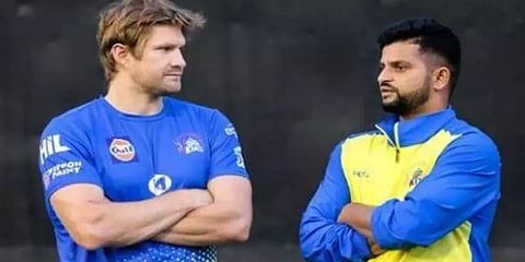 ''சிஎஸ்கேவின் இதயத்துடிப்பு ரெய்னா'' - உருக்கமாக பதிவிட்ட சிஎஸ்கே வீரர் வாட்சன்