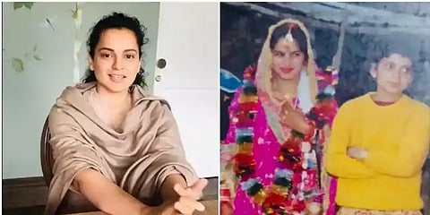 ''எனது அம்மா ஒரு பட்டியலின பெண்ணை தத்தெடுத்தார்'' - நினைவுகளை பகிர்ந்த நடிகை கங்கனா