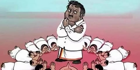 எல்.கே சுதீஷ் பதிவிட்ட கார்ட்டூனால் சர்ச்சை..!