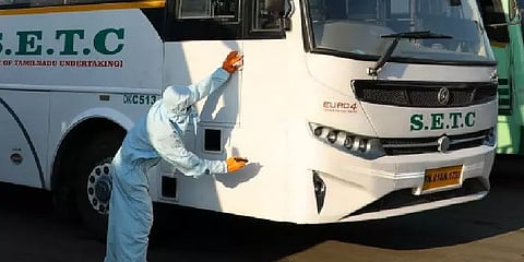 மாவட்டங்களுக்கிடையில் தொடங்கியது பேருந்து சேவை.!