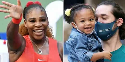 ''மம்மா...'' - பார்வையாளர்கள் இருக்கையில் இருந்து செரீனாவை அழைத்த 3 வயது மகள்..!