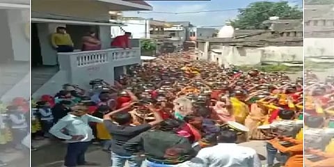 காற்றில் பறந்த கொரோனா விதிமுறைகள்... இந்தூரில் பா.ஜ.கவினர் மீது வழக்குப்பதிவு