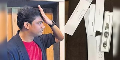ஆர்டர் செய்தது ஆப்பிள் வாட்ச்.. வந்தது கற்கள் : ஏமாற்றப்பட்ட ‘விக்ரம் வேதா’ இசையமைப்பாளர்