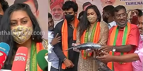 பிரதமர் மோடிக்கு நாளை பிறந்த நாள்: இலவசமாக மீன்கள் வழங்கிய நமீதா.!