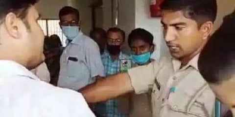 மருத்துவர்-போலீஸ் வாக்குவாதம்: விபத்தில் சிக்கிய பெண் அலட்சியத்தால் உயிரிழப்பு