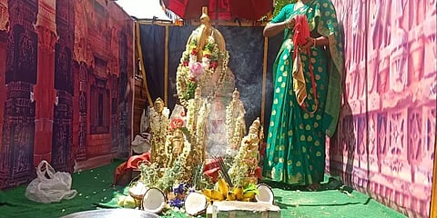 ராமர் கோயிலுக்கு கொண்டு செல்லப்படும் 613 கிலோ எடையுள்ள மணி - மதுரையில் பிரம்மாண்ட வரவேற்பு