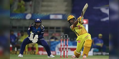 அரை சதம் விளாசினார் அம்பத்தி ராயுடு : வெற்றியை நோக்கி சிஎஸ்கே