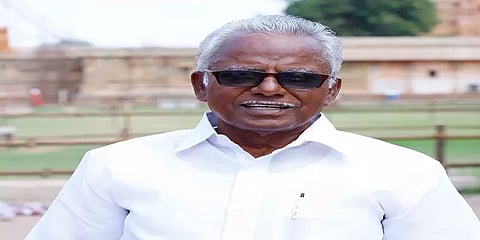 வேளாண் மசோதாக்கள் நகலெரிப்பு போராட்டம்: பெ.மணியரசன் கைது