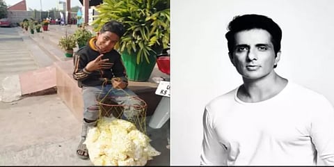 பாப்கார்ன் விற்கும் சிறுவனின் ஆன்லைன் வகுப்புக்கு ஸ்மார்ட் போன்: உதவும் சோனு சூட்