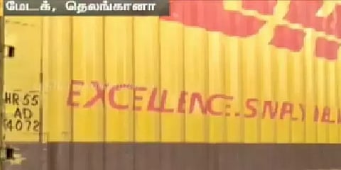 ஓடும் கண்டெய்னர் லாரியில் இருந்து ரூ.2.5 கோடி மதிப்புள்ள செல்போன்கள் கொள்ளை