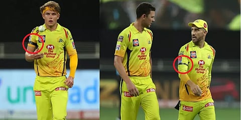 எஸ்.பி.பி-க்காக கறுப்பு பட்டை அணிந்து ஆடும் சிஎஸ்கே