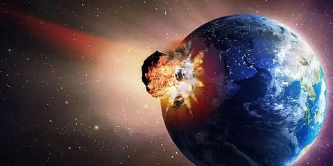 போயிங் விமானத்தை விட பெரியது.. பூமியை நோக்கி வரும் பெரிய விண்கல்..