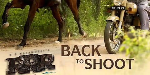 மீண்டும் தொடங்கியது ராஜமௌலியின் ‘ஆர்ஆர்ஆர்’ படப்பிடிப்பு.!