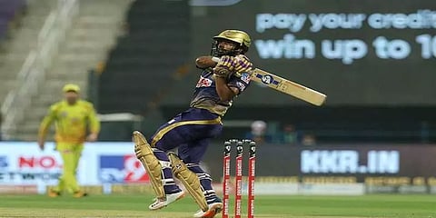 தனி ஆளாக நின்று கெத்தாக களமாடிய திரிபாதி... சென்னைக்கு 168 ரன்கள் இலக்கு...!