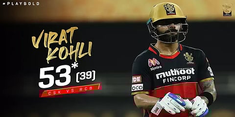 ஐபிஎல் போட்டிகளில் 6 ஆயிரம் ரன்களை கடந்த கோலி !