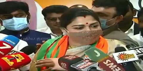 “ராகுல் எதிர்த்ததால் நானும் எதிர்த்தேன்” -பாஜகவில் இணைந்த குஷ்பு