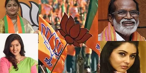 பாஜகவில் வரிசை கட்டும் சினிமா பிரபலங்கள்.. எடுபடுமா இந்த அரசியல் கணக்கு?