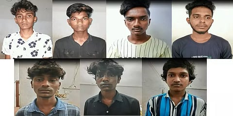 மோதலை தடுக்க வந்தவருக்கு அரிவாள் வெட்டு: 7 பேர் கைது