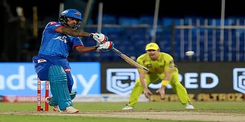 CSK VS DC : தவானின் நான்கு கேட்ச்களை கோட்டை விட்ட சி.எஸ்.கே