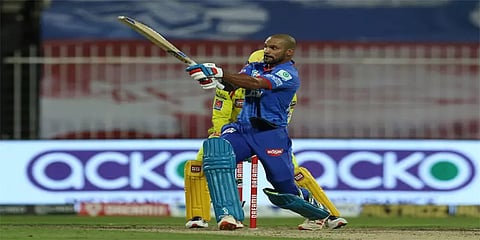 DC VS CSK : தவான் ‘ஒன் மேன் ஷோ’ சென்னையை வீழ்த்தி டெல்லி வெற்றி