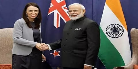 நியூசிலாந்து பிரதமர் ஜெசிந்தா ஆர்டன் வெற்றிக்கு மோடி வாழ்த்து