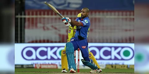 “முதல் சதத்தை சென்னைக்கு எதிராக அடித்ததில் மகிழ்ச்சி” - தவான்