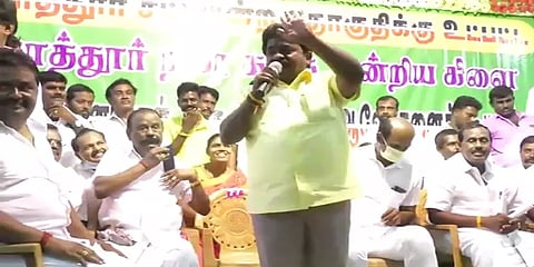 அமைச்சர் கொலை மிரட்டல் விடுப்பதாக அதிமுக எம்எல்ஏ பரபரப்பு பேச்சு..!