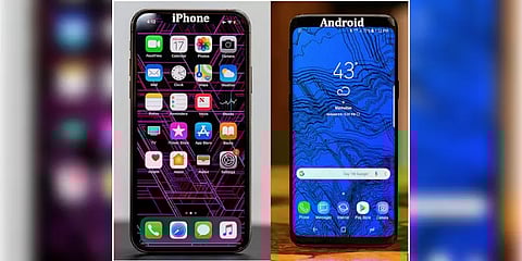 ஐபோன் vs ஆன்ட்ராய்ட் எது ஸ்பீட் ? - பகிரப்படும் வீடியோ..!