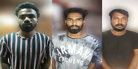 வாகன சோதனையில் சிக்கிய கஞ்சா ஆயில் பறிமுதல்... 3பேர் கைது