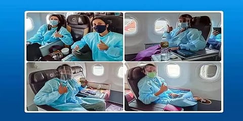 மகளிர் டி20 சேலஞ்ச் தொடர்... அமீரகம் சென்ற இந்திய வீராங்கனைகள்