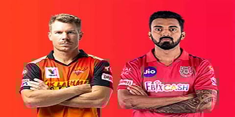 KXIP VS SRH : டாஸ் வென்ற ஹைதராபாத் அணி ஃபீல்டிங் தேர்வு