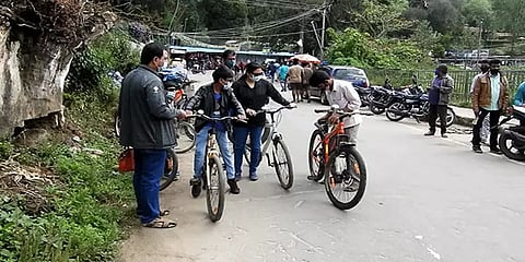 கொடைக்கானல் ஏரிச்சாலையில் இனி ஜாலியாக சைக்கிள் ரைடு செல்லலாம்..!