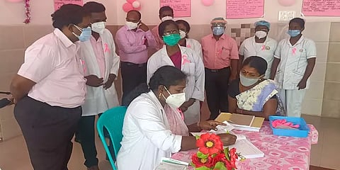 ’’1.4% பெண்கள் மார்பக புற்றுநோயால் பாதிக்கப்பட்டுள்ளனர்’’ - புதுக்கோட்டை மருத்துவ குழு