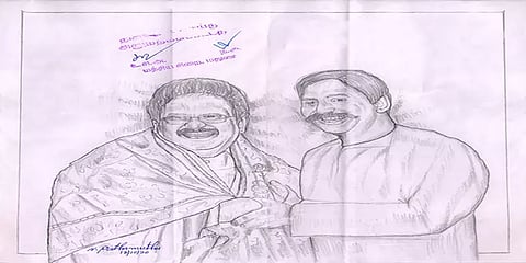 கொலைக் குற்றவாளி வரைந்த ஓவியம்... நெகழ்ச்சியடைந்த கவிஞர் வைரமுத்து!