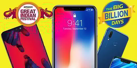 அமேசான், ஃப்ளிப்கார்டில் தீபாவளி ஆஃபர்..! ரூ.6,500முதல் அசத்தலான ஸ்மார்ட்போன்கள்.!