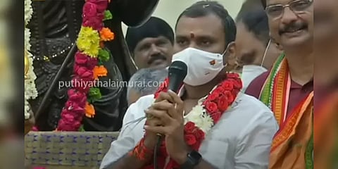 கடவுளை வழிபட திருத்தணி செல்கிறேன்: எல்.முருகன்