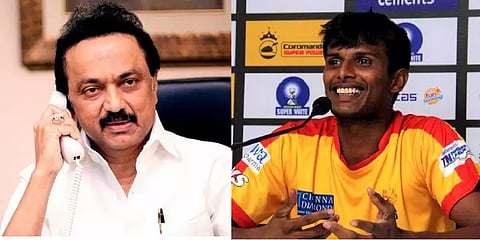 சேலத்து யார்க்கர் புயல் நடராஜனுக்கு வாழ்த்துகள் - ஸ்டாலின்